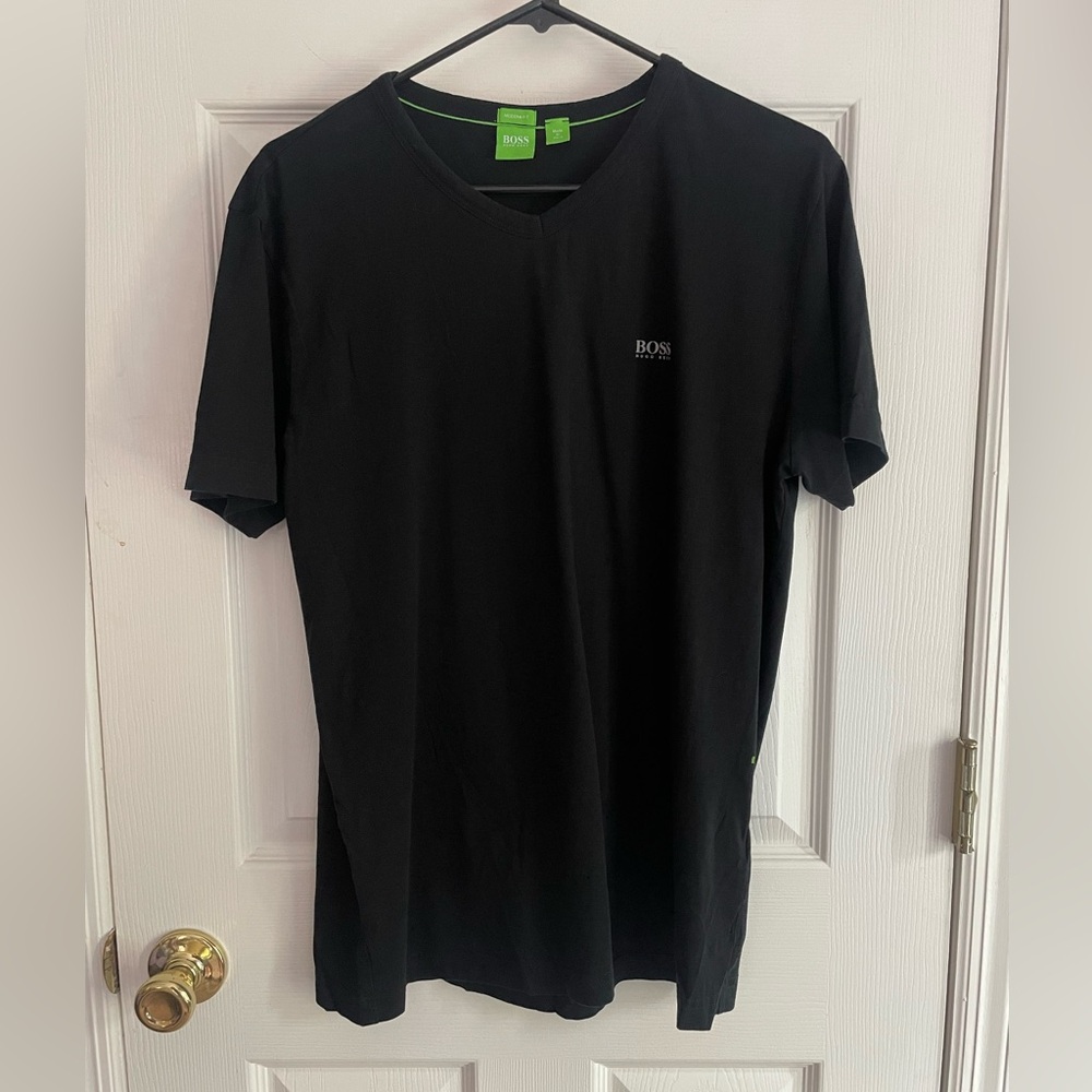 Hugo Boss Large Mens Shirt Black